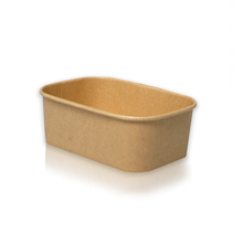 750m  kraft/white  paper container