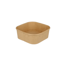 500ml sqaure kraft paper container