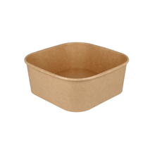 1200ml sqaure kraft paper container