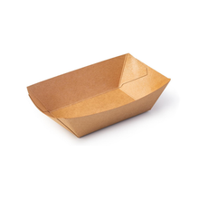 5# kraft boat tray