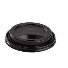 6/8/10oz CPLA Hot & Cold Lid Black