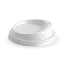 8oz(80mm) Recyclable Coffee Cup Lids PS Spout Lid / White