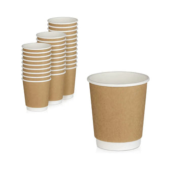 2 Layer Kraft Paper Cups 9oz-270ml (500pcs/ctn)