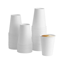 Plain White Paper Cups 9OZ (270ml) 2 PE (1,000pcs/carton)
