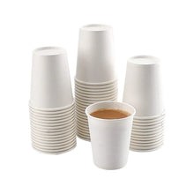 Plain White Paper Cups/Cups 210ml (7OZ) (2,000pcs/carton)