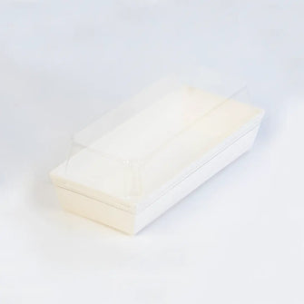 White Rectangular Charcuterie Boxes + Lid(Imported) (Case includes 500 lids + 500 boxes)