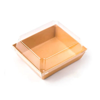 Kraft Square Charcuterie Boxes 12cm (Case includes 1000 lids + 1000 boxes)