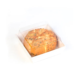 White Square Charcuterie Boxes (Imported) (Case includes 500 lids + 500 boxes)