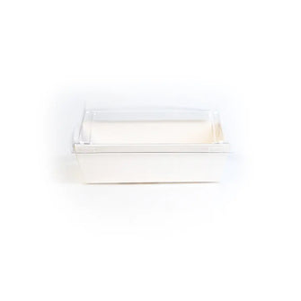 Small Long Charcuterie Boxes with PET Lids 15.58.56.5mm (Case includes 1000 lids + 1000 boxes)
