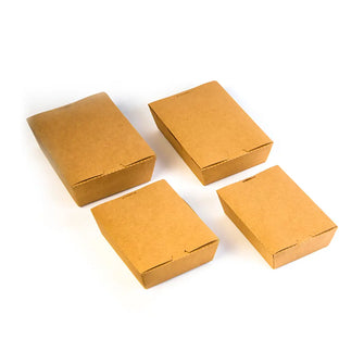 B-shaped paper food boxes 1200ml (TP) (300 Pcs/ctn)
