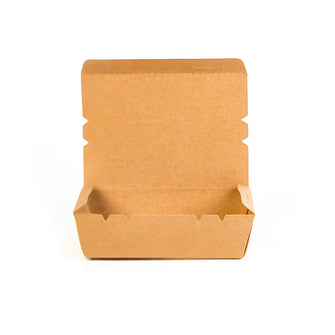 B-shaped paper food boxes 1600ml (TP) (300 Pcs/ctn)