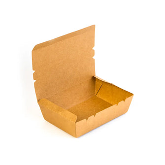 B-shaped paper food boxes 900ml (TP) (300 Pcs/ctn)