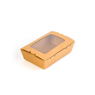 Kraft paper boxes with window 700ml (TP) (400 Pcs/ctn)