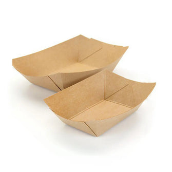 Kraft paper food tray S05 (1000 Pcs/ctn)