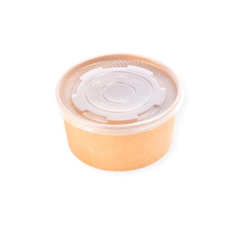 PP lid for Kraft paper bowl 750ml/1000ml (500 Pcs/ctn)