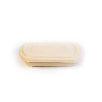 Lid for Single or Two-Compartment Bagasse Containers (500 Pcs/ctn)