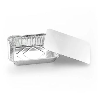 Aluminum coated paper lid for 2000ml aluminum tray (500 Pcs/ctn)