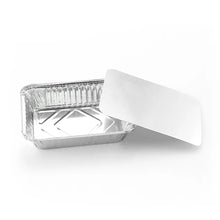 Aluminum coated paper lid for 850ml aluminum tray (1000 Pcs/ctn)