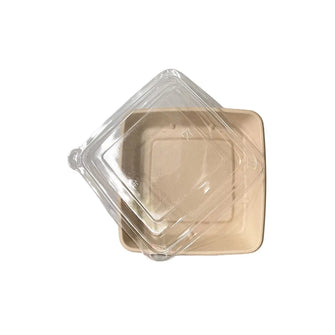 PET Lid for M1100/M850 Bagasse Container (300 Pcs/ctn)