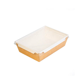 Plastic lid for 900ml A-type food paper tray (TP) (400 Pcs/ctn)