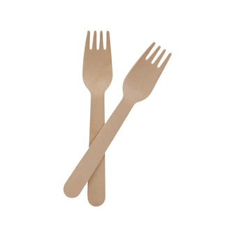 Wooden fork 16cm