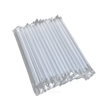 Sharpened clear straws 8 with OPP bag wrap