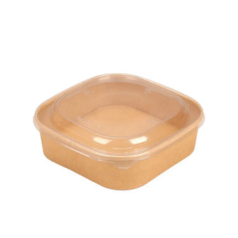 Kraft square bowl 750ml (300 Pcs/ctn)